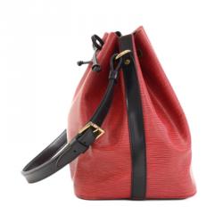 Pre Owned حقيبة لوي فيتون بيتي نوي جلد أيبي أحمر للكتف