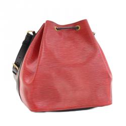 Pre Owned حقيبة لوي فيتون بيتي نوي جلد أيبي أحمر للكتف