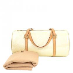 مملوكة مسبقًا Louis Vuitton Citrine Monogram Vernis Bedford Small Duffel Bag