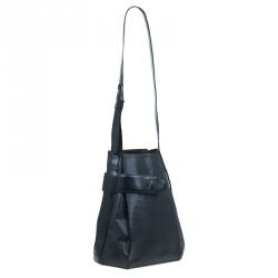 Pre Owned حقيبة لوي فيتون ساك دوبيل جلد أيبي أسود