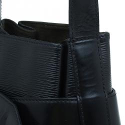 Pre Owned حقيبة لوي فيتون ساك دوبيل جلد أيبي أسود