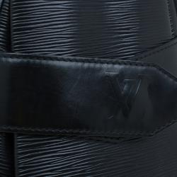 Pre Owned حقيبة لوي فيتون ساك دوبيل جلد أيبي أسود