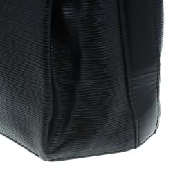 Pre Owned حقيبة لوي فيتون ساك دوبيل جلد أيبي أسود