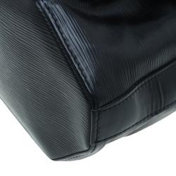 Pre Owned حقيبة لوي فيتون ساك دوبيل جلد أيبي أسود