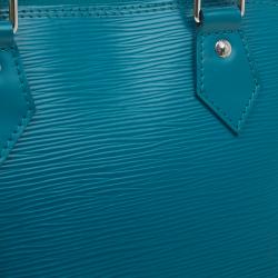 Pre Owned حقيبة لوي فيتون ألما سيان جلد أيبي PM