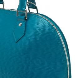 Pre Owned حقيبة لوي فيتون ألما سيان جلد أيبي PM