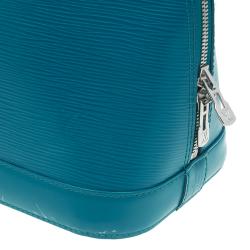 Pre Owned حقيبة لوي فيتون ألما سيان جلد أيبي PM