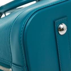 Pre Owned حقيبة لوي فيتون ألما سيان جلد أيبي PM