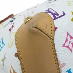 مملوكة مسبقًا Louis Vuitton White Multicolore Monogram Canvas Audra Tote 