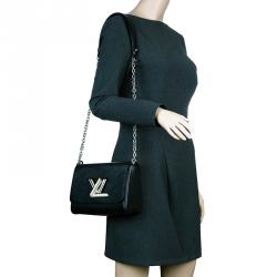Louis Vuitton Black/Pink WB! '22 Epi 'Twist' MM Shoulder Bag Black