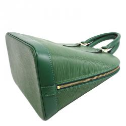 Louis Vuitton Borneo Green Epi Leather Alma PM