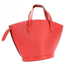 Pre Owned Louis Vuitton Coquelicot Epi Leather Saint Jacques PM