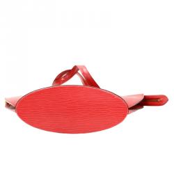 Pre Owned Louis Vuitton Coquelicot Epi Leather Saint Jacques PM