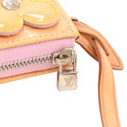 Louis Vuitton Baby Pink Monogram Vernis Lexington Fleurs Accessories Pochette