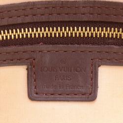 Louis Vuitton Red Monogram Mini Lin Alma Long Top Handle Bag
