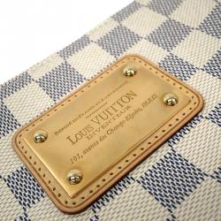 Pre Owned Louis Vuitton Damier Azur Eva Clutch