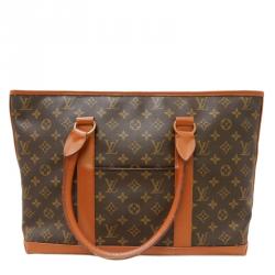 LOUIS VUITTON Monogram Sac Weekend PM Vintage Tote Hand Bag