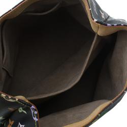 Pre Owned Louis Vuitton Black Multicolore Monogram Canvas Audra Tote