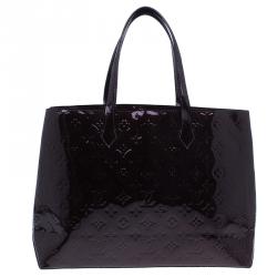 مملوكة مسبقًا Louis Vuitton Amarante Monogram Vernis Wilshire Tote MM Bag