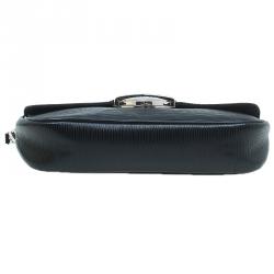 مملوكة مسبقًا Louis Vuitton Black Epi Leather Montaigne Clutch Bag