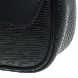 مملوكة مسبقًا Louis Vuitton Black Epi Leather Montaigne Clutch Bag