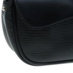 مملوكة مسبقًا Louis Vuitton Black Epi Leather Montaigne Clutch Bag