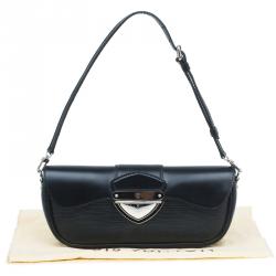 مملوكة مسبقًا Louis Vuitton Black Epi Leather Montaigne Clutch Bag