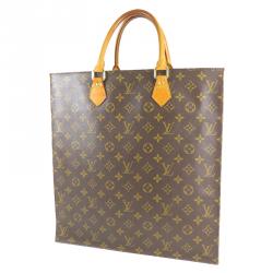 Pre Owned Louis Vuitton Monogram Canvas Sac Plat Tote