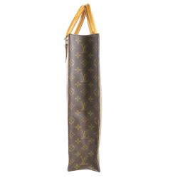 Pre Owned Louis Vuitton Monogram Canvas Sac Plat Tote