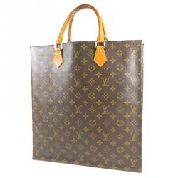 Pre Owned Louis Vuitton Monogram Canvas Sac Plat Tote