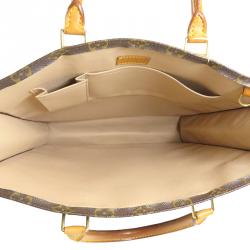 Pre Owned Louis Vuitton Monogram Canvas Sac Plat Tote