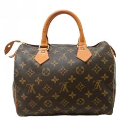 مملوكة مسبقًا حقيبة يد لوي فيتون سبيدي 25 كانفاس مونوغرامي