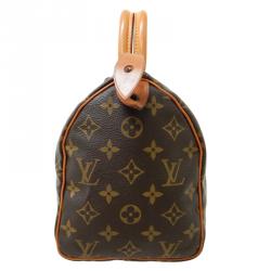 مملوكة مسبقًا حقيبة يد لوي فيتون سبيدي 25 كانفاس مونوغرامي