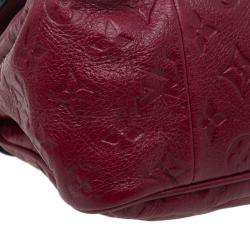 Pre Owned Louis Vuitton Red Monogram Leather My Deer Rebble Bag