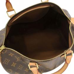 Pre Owned Louis Vuitton Monogram Canvas Speedy 35 