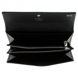 Pre Owned Louis Vuitton Black Epi Leather Sarah Continental Wallet