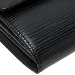 Pre Owned Louis Vuitton Black Epi Leather Sarah Continental Wallet