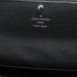 Pre Owned Louis Vuitton Black Epi Leather Sarah Continental Wallet