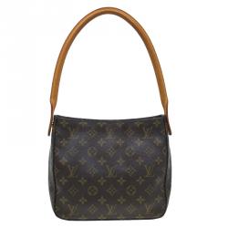 Pre Owned حقيبة لوي فيتون لوبنغ كانفاس مونوغرامي MM