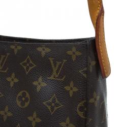 Pre Owned حقيبة لوي فيتون لوبنغ كانفاس مونوغرامي MM