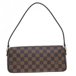 Pre Owned حقيبة كتف لوي فيتون ريكوليتا كانفاس دامييه أيبين