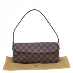 Pre Owned حقيبة كتف لوي فيتون ريكوليتا كانفاس دامييه أيبين