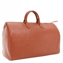 Pre Owned Louis Vuitton Kenyan Fawn Epi Leather Speedy 40