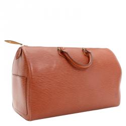 Pre Owned Louis Vuitton Kenyan Fawn Epi Leather Speedy 40