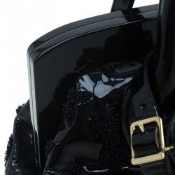 Pre Owned Louis Vuitton Black Monogram Fascination Lock Frame BB Bag