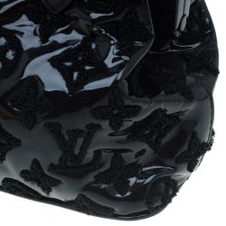 Pre Owned Louis Vuitton Black Monogram Fascination Lock Frame BB Bag