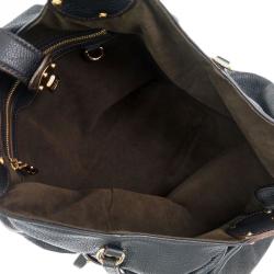 Pre Owned حقيبة لوي فيتون L جلد ماهينا مونوغرامي أسود