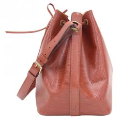 Pre Owned Louis Vuitton Kenyan Fawn Epi Leather Petite Noe Bag