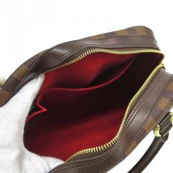 Pre Owned Louis Vuitton Damier Ebene Canvas Duomo Bowling Bag