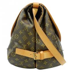 Pre Owned Louis Vuitton Monogram Canvas Saumur 43 Bag